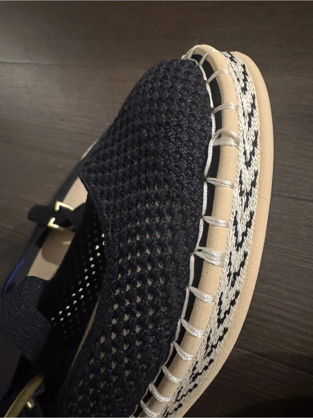 Rothy’s espadrille mary jane in black size 7